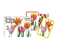 Piatnik - 2389 - Doppio gioco Tulips 2x55 fogli