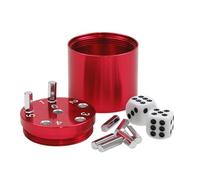 Piatnik 3004 - Gioco Super Six, in Alluminio, Colore: Rosso
