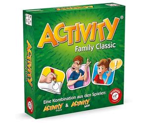 Piatnik 6050 Activity - Family Classic il gioco classico come famiglia Junior e carte originali a partire dagli 8 anni, per 3-16 giocatori, pantomime, disegno, gioco per feste