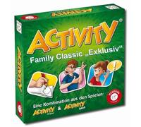 Piatnik 606076 Activity - Family Classic Exclusiv - Il classico gioco come combinazione di Activity Junior e Activity Original - Pantomime, disegno, spiegazione, gioco per feste