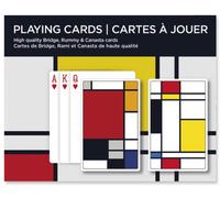 Piatnik - Doppio Mazzo di Carte da Bridge, Motivo: Quadrati