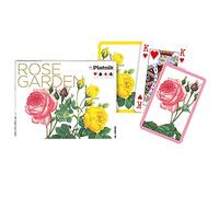 Piatnik - Gioco di carte Rose Garden 2 x 55 fogli