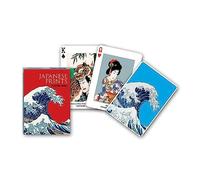 Piatnik - Gioco singolo Japanese Prints, rosso/gita, tinta unita (Getaway Solids)