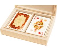 PIATNIK LUX MARIA TERESA Carte da gioco in una scatola di legno
