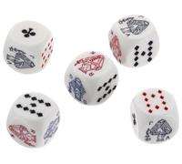 Piatnik 2970 - Dadi da poker, 16 mm, 5 pezzi