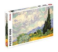 Piatnik - Puzzle Vincent van Gogh: Campo di grano con cipressi - 1000 Pezzi