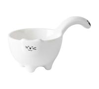 piato di salsa in ceramica - ciotola laterale carina, ciotola da servizio di mini condimento | 4.06x2.36x2.17 pollici di soia a forma di animale Immersione decorativa piato decorativo, elegante anti