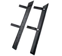 Piatta di protezione laterale in acciaio a costine laterale in metallo Compatibile con parti di aggiornamento del crawler rc in 1/6 adatta a SCX6 AXI05000 e modelli simili(Side Pedal)