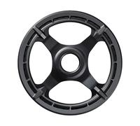 Shimano Steps E6100 Cre61 With Double Chain Guard Chainring Argento 38t Silver