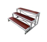 Piattaforma Antiscivolo For Palcoscenico Piattaforma In Piedi For Coro, Struttura A Gradoni Portatile For Chiesa, Scuola, Palco, Foto Di Gruppo, Eventi, Spettacoli E Podio Oratore(90cm/35.4in)