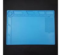 Piattaforma blu antistatico da tavolo in silicone antistatico da tavolo in Silicone Stuoia di lavoro Riparazione morbida saldatura magnetica Telefono di manutenzione Pad di isolamento termico Convenie