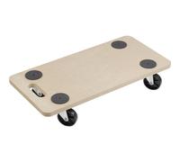 Carrello a pianale in MDF, ruote in poliammide