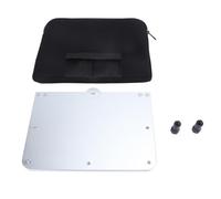 Piattaforma con vassoio per laptop, vassoio pieghevole per laptop e proiettore in lega di alluminio CNC con attacco 1/4-20 per stativo da treppiede, vassoio portatile per laptop