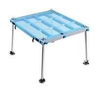 Piattaforma Da Pesca Multi-terreno, Portatile E Pieghevole, Adatta Alle Acque Profonde, Con Gambe Regolabili E Foro Per Ombrellone - Ideale Per Rive Fluviali E Lacustri.(100X120 CM/3.3X3.9FT)