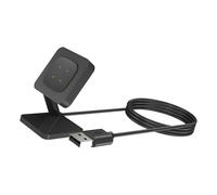 Piattaforma di base di ricarica compatta facile da usare per viaggi per orologio 3/2 ad alta velocità antiurto ABS costruzione leggera da viaggio per smartwatch