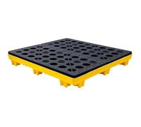 Piattaforma di contenimento per fuoriuscite industriali, vassoio modulare per la prevenzione delle perdite dai fusti, soluzione durevole per la sicurezza sul posto di lavoro per parchi ,120*120*18cm