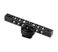 Piattaforma di estensione per montaggio a scarpa a sgancio rapido per accessori per fotocamere DSLR LED Video Light Microfono Clip per telefono Adattatore per attrezzature