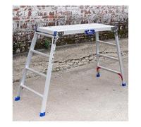 Piattaforma di lavoro di sollevamento portatile,Sgabello pieghevole per cavallo,Ponteggi in lega di alluminio,per la decorazione domestica,Articoli di sollevamento,