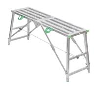 Piattaforma di Lavoro Pieghevole, impalcatura Regolabile in Altezza, Scale a pioli industriali Portatili per la Pulizia di Camper, Pittura di pareti Alte, cartongesso, Decorazione
