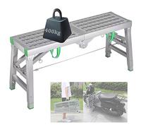 Piattaforma di lavoro pieghevole regolabile in altezza 5 ingranaggi multiuso impalcatura per ristrutturazione domestica e ingegneria 160x40cm scala multiuso resistente