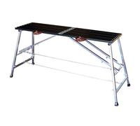 Piattaforma di Lavoro Regolabile con Maniglie Laterali,Superficie e Piedini Antiscivolo,Scala Pieghevole Portatile per ponteggi per la Pulizia di Camper,Pittura di pareti Alte,cartongesso