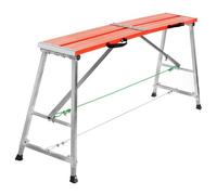 Piattaforma di Lavoro Regolabile con Maniglie Laterali,Superficie e Piedini Antiscivolo,Scala Pieghevole Portatile per ponteggi per la Pulizia di Camper,Pittura di pareti Alte,cartongesso