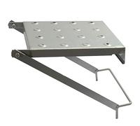 Piattaforma di Lavoro, Scala Telescopica Accessorio per Scala, Piattaforma Lavoro Scaletta Utensili di Ponte Antislittamento Tiene 180 kg