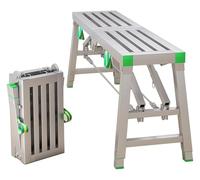 Piattaforma di lavoro, Torre di lavoro pieghevole in acciaio portatile for ponteggi for saldatura, sgabello da banco, migliora l'efficienza del tuo lavoro(B,200x30cm)