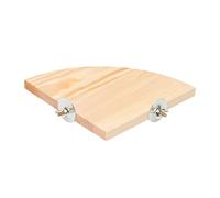 Piattaforma di posatoio per uccelli - Supporto per pappagallo a forma di ventaglio, trampolino di gabbia portatile, mensola per posatoi | Piattaforma di riposo in legno economica per parrocchetta