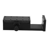 Piattaforma di regolazione fine manuale asse Z Tavolino lineare a coda di rondine Lega di alluminio leggera per dispositivi di misurazione di apparecchiature ottiche 40 x 90 mm