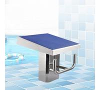 Piattaforma di salto inclinata a 15° per nuotare e competizioni, blocco di partenza per immersioni in un solo passo, con maniglia dorsale, in acciaio inox resistente con carico fino a 280 kg