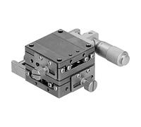 Piattaforma di Scorrimento con Guida a Sfere, Rotante, in Lega di Alluminio, XYSG40 40x40mm - Precisione Manuale, Alta Resistenza al Carico, Uso Industriale e Sperimentale