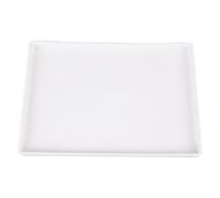 Piattaforma di Servizio Rettangolare, Facile da Pulire per Diversi Usi Riutilizzabili di Grande capacità di Grande capacità per la Festa (WHITE)