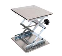 Piattaforma di sollevamento da laboratorio da 75-290mm, dimensioni 8x8 pollici, in acciaio inossidabile