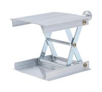 Piattaforma di sollevamento da laboratorio in lega di alluminio, supporto per cric da laboratorio, carico 10 kg, sollevatore scientifico a forbice, per laboratori di fisica, biologia, 90 mm, quadrato