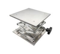 Piattaforma di sollevamento in acciaio inossidabile da 100*100mm Mini dispositivo di sollevamento manuale macchina per la lavorazione del legno portatile Router banco per la lavorazione del legno