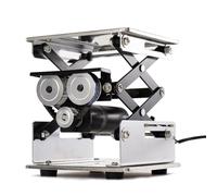 Piattaforma Di Sollevamento In Acciaio Inox, Tavolo Elevatore Da Laboratorio A Forbice Elettrica, Capacità 10 Kg, Corsa 200 Mm, Altezza Regolabile Per Laboratorio 150mm*150mm