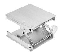 Piattaforma di Sollevamento Laboratorio 90 * 90mm, Supporto Regolabile per Livello, Strumento di Misurazione del Pavimento, Lega di Alluminio, Supporto di Sollevamento