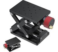 Piattaforma di sollevamento manuale del laboratorio, Tabella scorrevole di adeguamento di altezza per macchinario, aggiornamento massimo di 55mm, capacità 10kg