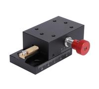 Piattaforma di Spostamento Dell'asse X Slitta Viaggio 40 Mm Cremagliera e Pignone Regolazione Fine Manuale Slitte a Coda di Rondine di Piccola Precisione