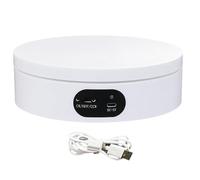 Piattaforma di visualizzazione rotante - base rotante elettrica, supporto USB ricaricabile | Giradischi per coppa a coppa cubo ciotola di che si vede scultura, arredamento per la fotografia