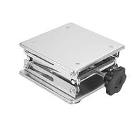 PIATTAFORMA ELEVABILE DA LABORATORIO IN ACCIAIO INOSSIDABILE PORTAFORBICE 150 * 150 * 250MM ALTEZZA REGOLABILE PRATICO PER ESPERIMENTI DI FISICA E CHIMICA