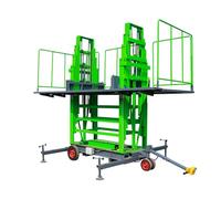 Piattaforma Elevatrice Elettrica, Capacità Di Carico Di 1 Tonnellata, Piattaforma Idraulica Per Muratura, Muratura E Intonacatura, Piattaforma Per Cantiere Edile(8M/26.2FT)