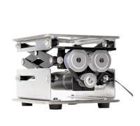 Piattaforma elevatrice elettrica da laboratorio, tavolo regolabile in acciaio inox, altezza 10-29 cm, supporto di elevazione telecomandato, portata 10 kg (20 x 20 cm)