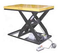 Piattaforma elevatrice elettroidraulica a pantografo semplice con piano di sollevamento fisso elevatore a forbice cm.122x122 tavolo sollevatore Kg.2000 h.cm.99 NPF200EQF