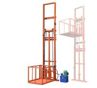 Piattaforma elevatrice industriale montacarichi con arresto ovunque, con radiocomando for magazzini, banchine, costruzioni in acciaio(Hydraulic,3m/9.8ft)