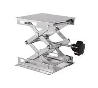 Piattaforma elevatrice manuale regolabile | Mini sollevatore a forbice for incisione da laboratorio in acciaio inossidabile con supporto for jack da tavolo