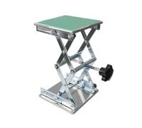 Piattaforma Elevatrice Mini Antiruggine, 20x20cm | Acciaio Inossidabile Resistente, Tavolo sollevatore Manuale, Regolazione Fine, Supporto a Forbice da Laboratorio, Laboratori