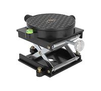 Piattaforma Elevatrice, Rotazione 360° 6,5Cm Espandibile Mini Martinetto a Forbice Tavolo Elevatore a Forbice in Lega di Alluminio, Supporto per Martinetto da Laboratorio a Forbice