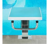 Piattaforma for Tuffi con Superficie Antiscivolo, Trampolini Inclinabile con Base in Acciaio Inox, Attrezzatura for Piscine Private, Impianti Sportivi e Competizioni Professionistiche